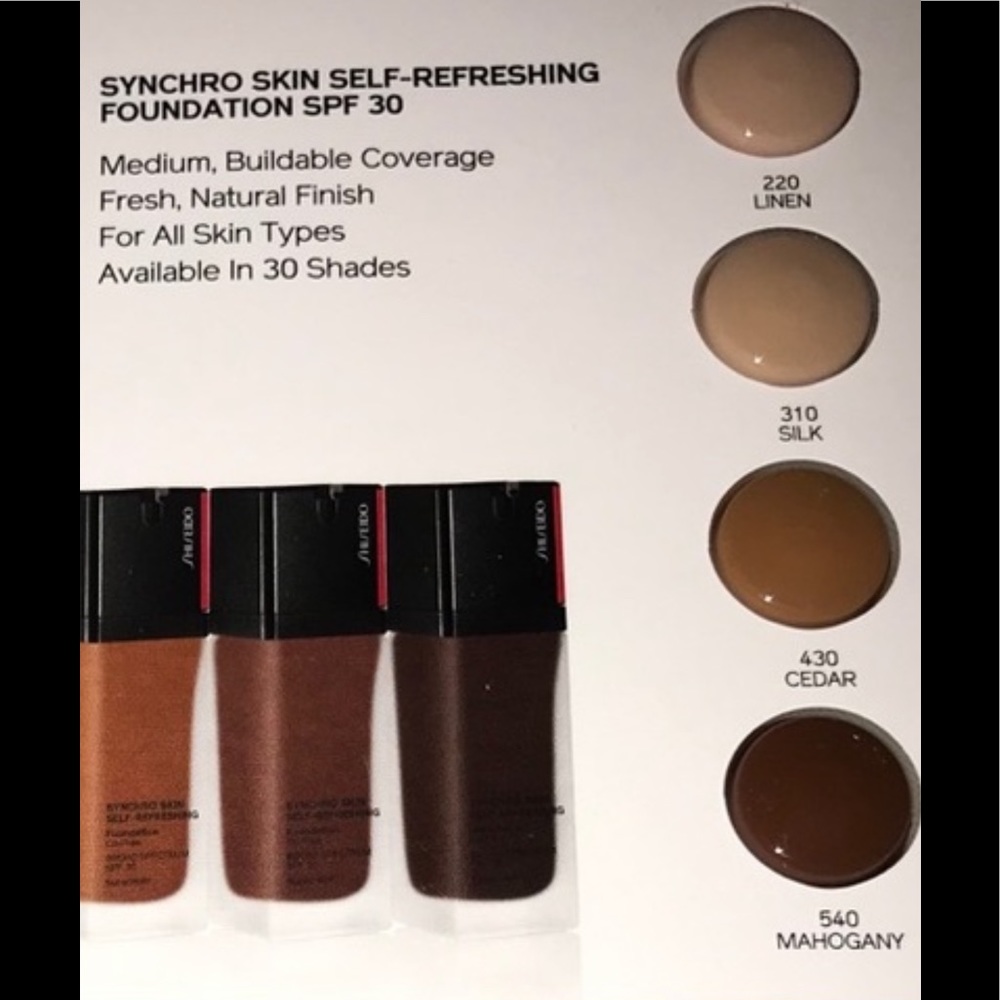 SHISEIDO  SYNCHRO SKIN-SELF REFRESHING FOUNDATION